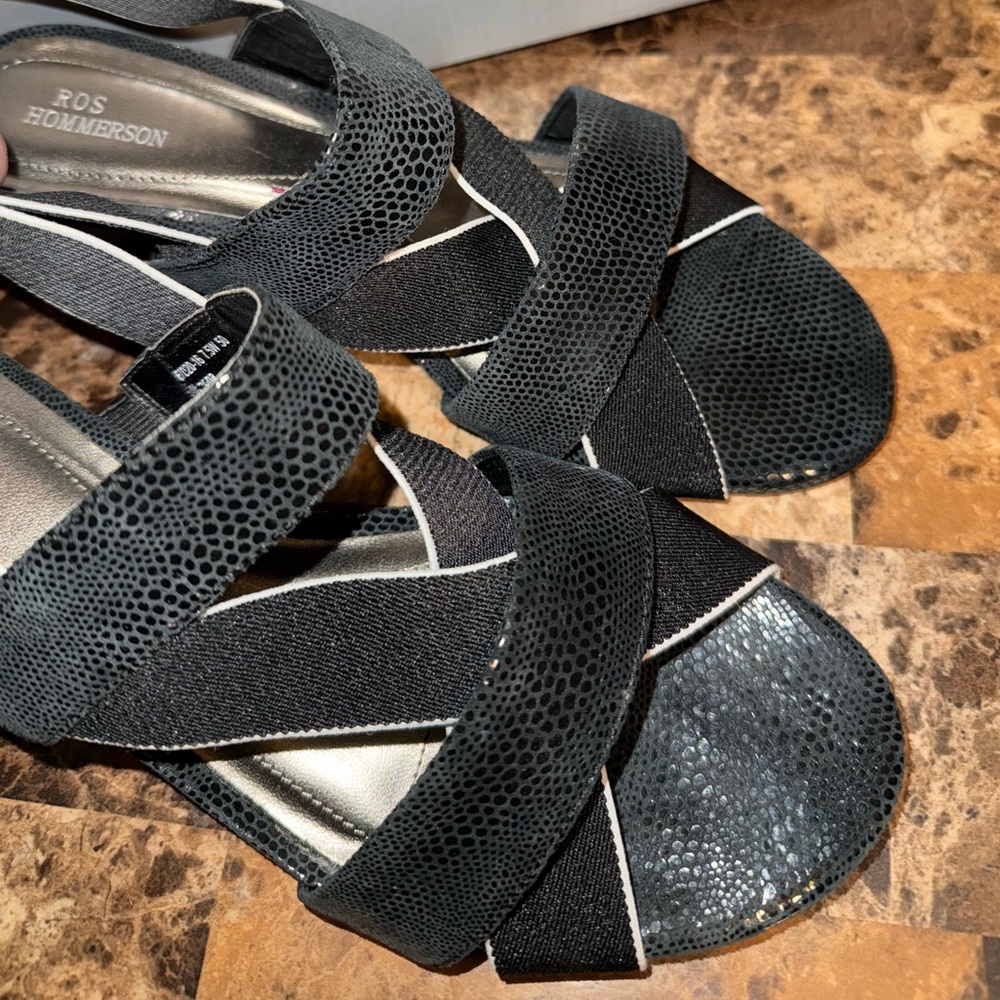 Ros Hommerson Black Women's Sandals